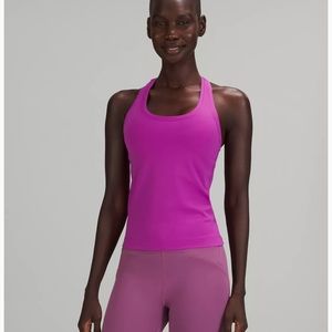 Lululemon Cool Racerback Short Tank Top *Nulu size 6 in color Vivid Plum